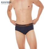 Hanford Men Premium Ribbed Cotton Modern Hipster Briefs Core - Assorted Colors (3in1 Pack)