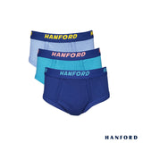 Hanford Kids/Teens Premium Ribben Cotton Hipster Briefs Falcon - Assorted (3in1 Pack)