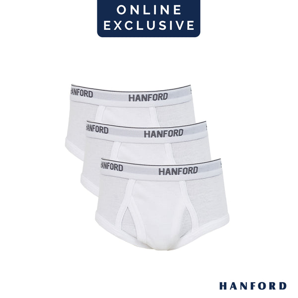 Hanford Kids/Teens Premium Ribbed Cotton Hipster Briefs w/ Combi