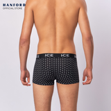 Hanford ICE Men Viscose w/ Spandex Boxer Briefs Dime - Black (Single Pack)