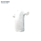 Hanford Kids R-Neck Cotton Single Jersey Short Sleeves Shirt - White (Single Pack)