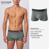 Hanford iCE Men Viscose w/ Spandex Boxer Briefs Dusty03 - Sedona Sage (Single Pack)