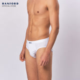 Hanford Men Regular Cotton Briefs Inside Garter Eyan - Assorted Basic Color (6in1 Value Pack Half Dozen)