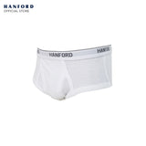 Hanford Kids/Teens Premium Ribbed Cotton Hipster Briefs W/ Fly Opening Finn W200 - White (3in1 Pack)