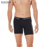 Hanford Athletic Men Pro Cool 2.0 Quick Dry Compression Boxer Shorts Flex01 - Black (Single Pack)