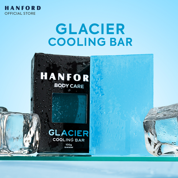 Hanford Body Care Glacier Cooling Refreshing Soap Bar 100g (1pc)