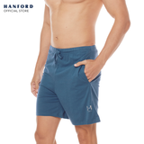 Hanford Men Premium Cotton Casual Walking Drawstring Slim Fit Shorts with Pocket Hagen - (SinglePack)
