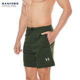 Hanford Men Premium Cotton Casual Walking Drawstring Slim Fit Shorts with Pocket Hagen - (SinglePack)