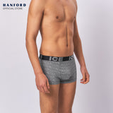 Hanford iCE Men Viscose w/ Spandex Boxer Briefs Herringbone - Black/Herring Print (Single Pack)