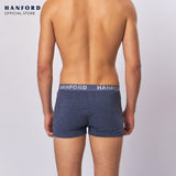 Hanford Men Natural Cotton Knit Comfort Boxer Briefs (No Spandex) - OG Jean (Single Pack) S-4X Big Plus Size