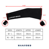 Hanford Athletic Quick Dry Leg Sleeves Leg Cover Leg Protection for Bike Sports (2pcs/1 Pair)