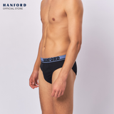 Hanford Men Regular Cotton Briefs OG Linus - Black (1PC/Single Pack) S-4X Big Plus Size