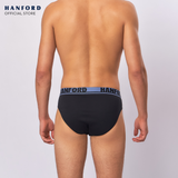 Hanford Men Regular Cotton Briefs OG Linus - Black (1PC/Single Pack) S-4X Big Plus Size