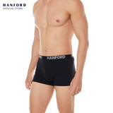 Hanford Men Cotton w/ Spandex Boxer Briefs Logan - Assorted Basic Colors (3in1 Pack) S-4X Big Plus Size