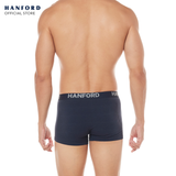 Hanford Men Cotton w/ Spandex Boxer Briefs Logan - Assorted Basic Colors (3in1 Pack) S-4X Big Plus Size