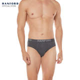 Hanford Men Regular Cotton Briefs Logan - Assorted Basic Colors (3in1 Pack) S-4X Big Plus Size