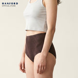 Fem by Hanford Ladies Women Plus Size Classic Brief Mid Waist Mom Panty - Macy (3in1 Pack) S-3X
