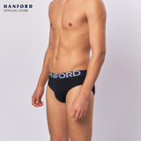 Hanford Men Regular Cotton Briefs Medieval - Black (3in1 Pack)