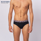 Hanford Men Regular Cotton Briefs Medieval - Black (3in1 Pack)