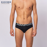 Hanford Men Regular Cotton Briefs Medieval - Black (3in1 Pack)