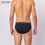 Hanford Men Regular Cotton Briefs Medieval - Black (3in1 Pack)