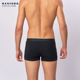 Hanford Men Natural Cotton Knit Boxer Briefs No Spandex OG Medieval (Single Pack) S-4X Big Plus Size