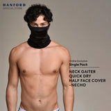 Hanford Athletic Quick Dry Neck Gaiter Half Face Cover Motorcycle Bike Cycling Rider for Wind Protection (1pc)