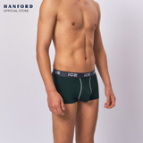 Hanford iCE Men Viscose w/ Spandex Boxer Briefs w/ Pouch Contrast Stitch Nolan02 - Pine (Single Pack)