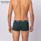 Hanford iCE Men Viscose w/ Spandex Boxer Briefs w/ Pouch Contrast Stitch Nolan02 - Pine (Single Pack)