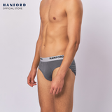 Hanford Men Regular Cotton Briefs OG Prime - Steel Gray (1PC/Single Pack) S-4X Big Plus Size