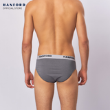 Hanford Men Regular Cotton Briefs OG Prime - Steel Gray (1PC/Single Pack) S-4X Big Plus Size