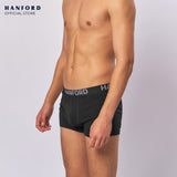 Hanford Men Natural Cotton Knit Comfort Boxer Briefs (No Spandex) - OG Phantom (Single Pack) S-4X Big Plus Size