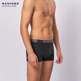 Hanford Men Natural Cotton Knit Comfort Boxer Briefs (No Spandex) - OG Phantom (Single Pack) S-4X Big Plus Size
