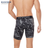 Hanford Athletic Men Pro Cool Quick Dry Compression Shorts Revo - Black / Swirl Print (Single Pack)