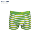 Hanford Kids/Teens Cotton Hipster Boxer Briefs Saurus - Dinosaurs Stripe Print (3in1 Pack)
