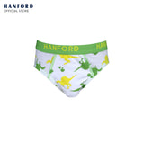 Hanford Kids/Teens Cotton Hipster Briefs Saurus - Dinosaurs Stripe Print (3in1 Pack)