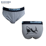Hanford Kids/Teens Cotton Hipster Briefs Sharky - Shark Print  (3in1 Pack)