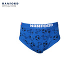 Hanford Kids/Teens Premium Ribben Cotton Hipster Briefs Soccer Print - Assorted (3in1 Pack)