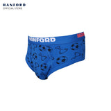 Hanford Kids/Teens Premium Ribben Cotton Hipster Briefs Soccer Print - Assorted (3in1 Pack)