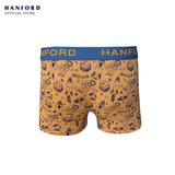 Hanford Kids/Teens Cotton Hipster Boxer Briefs Space - Space Rocks Astronaut & Stripe Print (3in1 Pack)