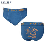 Hanford Kids/Teens Cotton Hipster Briefs Space - Space Rocks Astronaut & Stripe Print (3in1 Pack)