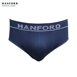 Hanford Men Seamless Seam Free No Seam Comfort Soft Nylon with Spandex Briefs Itch Free Spear - Assorted (3in1 Pack)