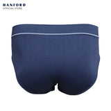Hanford Men Seamless Seam Free No Seam Comfort Soft Nylon with Spandex Briefs Itch Free Spear - Assorted (3in1 Pack)