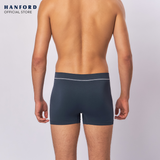 Hanford Men Seamless Seam Free No Seam Comfort Soft Nylon with Spandex Boxer Briefs Itch Free Spence - Assorted (3in1 Pack)