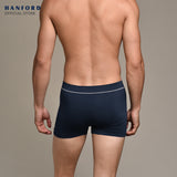 Hanford Men Seamless Seam Free No Seam Comfort Soft Nylon with Spandex Boxer Briefs Itch Free Spence - Assorted (3in1 Pack)