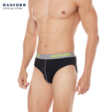 Hanford Men Regular Cotton Briefs Stoked - Black (3in1 Pack)