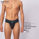Hanford Athletic Men Supporter 3inches S613 - Black (Single Pack)