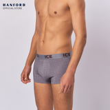 Hanford iCE Men Viscose w/ Spandex Boxer Briefs Swirl - Gray/Grass Swirl Print (Single Pack)