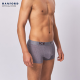Hanford iCE Men Viscose w/ Spandex Boxer Briefs Swirl - Gray/Grass Swirl Print (Single Pack)