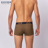 Hanford iCE Men Viscose w/ Spandex Boxer Briefs Tribal - Blue Graphite/Tribal Print (Single Pack)
